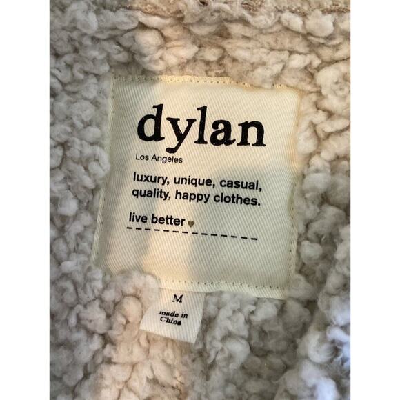 Dylan Sleeveless Faux Fur Vest Size Medium Women’s Beige - Picture 3 of 7